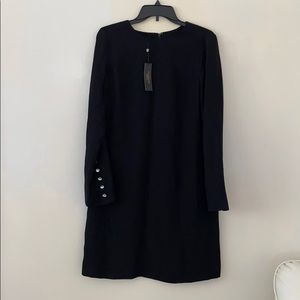 Long sleeve black dress